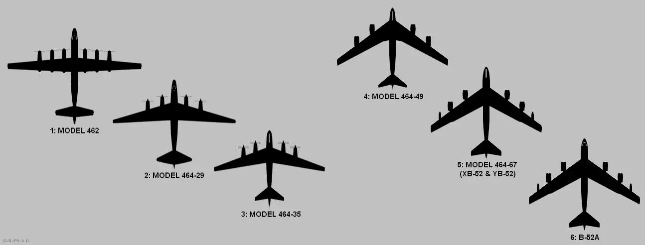 The B-52 bomber history has been a long one, and it took several design revisions to come to agreement on the final version.