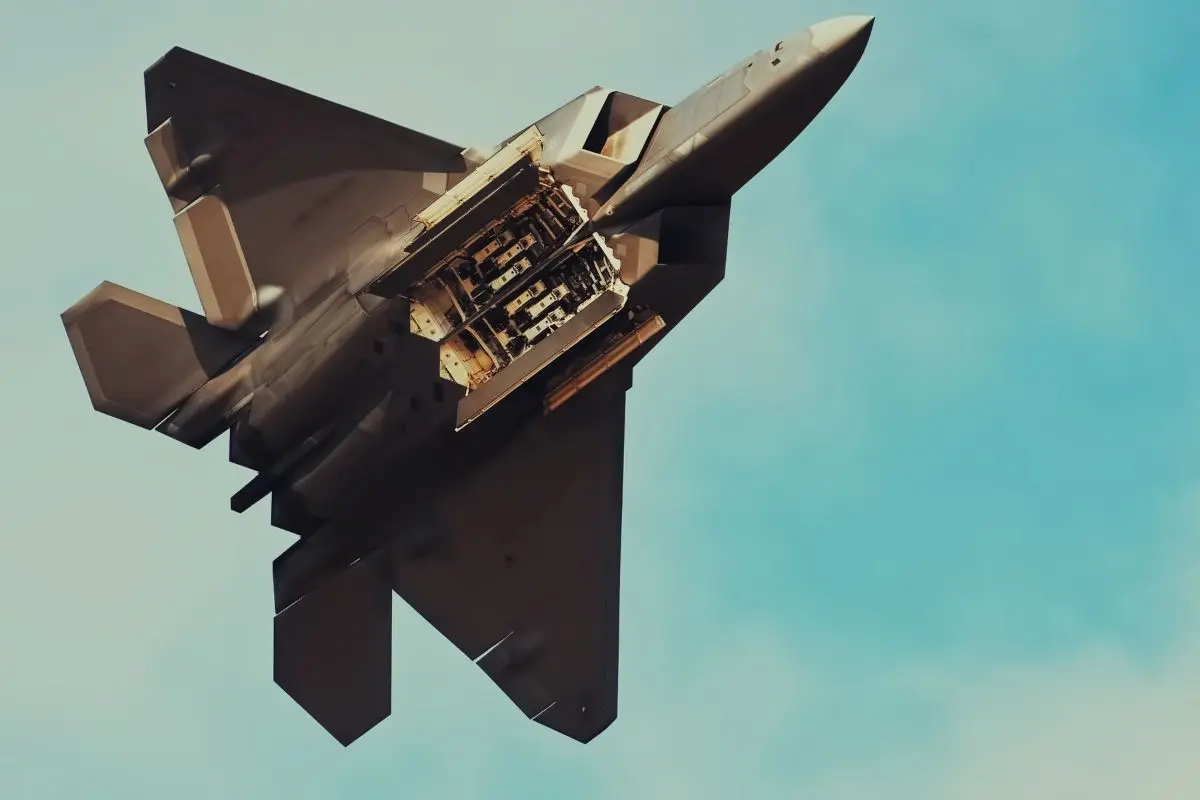 The F-22 Raptor has a very high top speed.