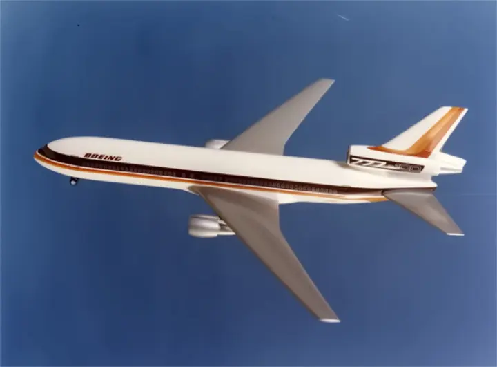 Boeing proposed a 777 model with three engines to compete with the DC-10 and L-1011.