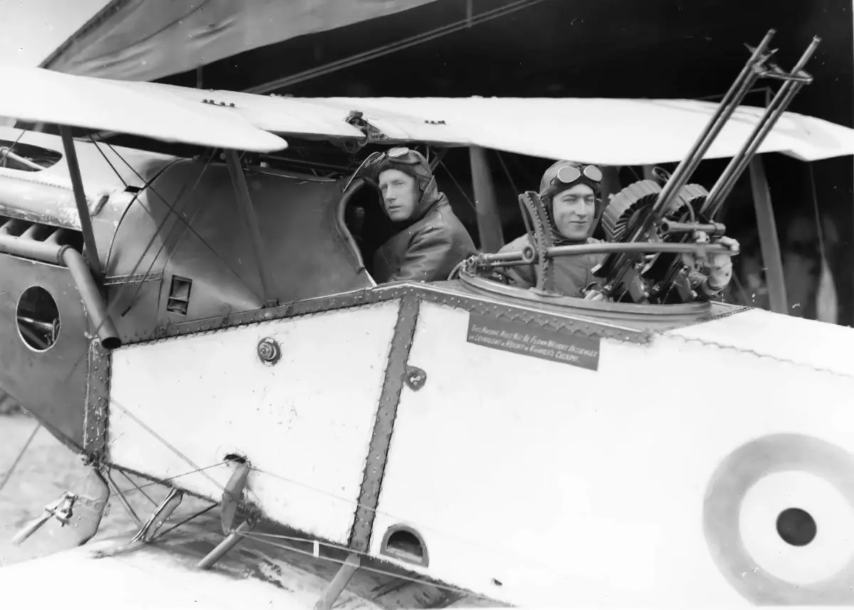 Guns on airplanes emerged during the first world war.