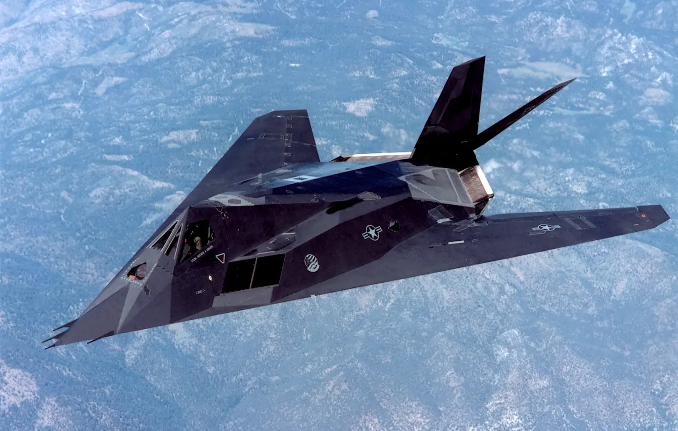 The F-117 first flew on 18 June 1981. It retired in 2008.