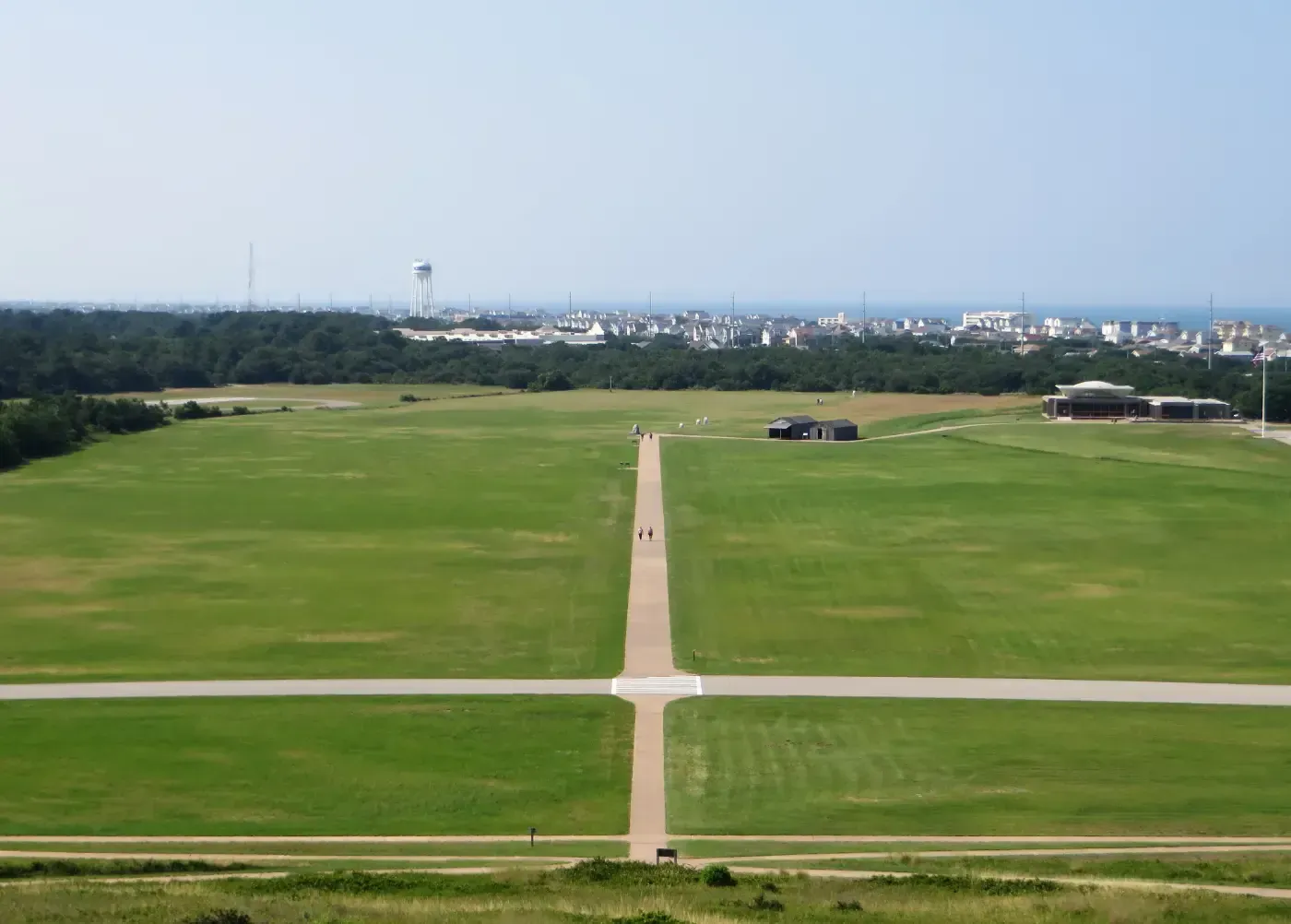 The location of the Wright brothers' first flight today.