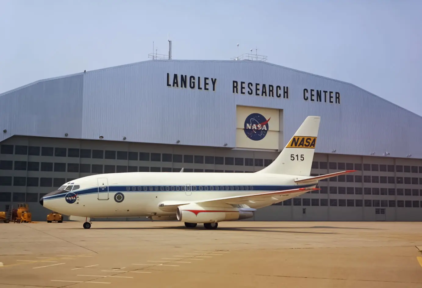 The first Boeing 737 in NASA livery