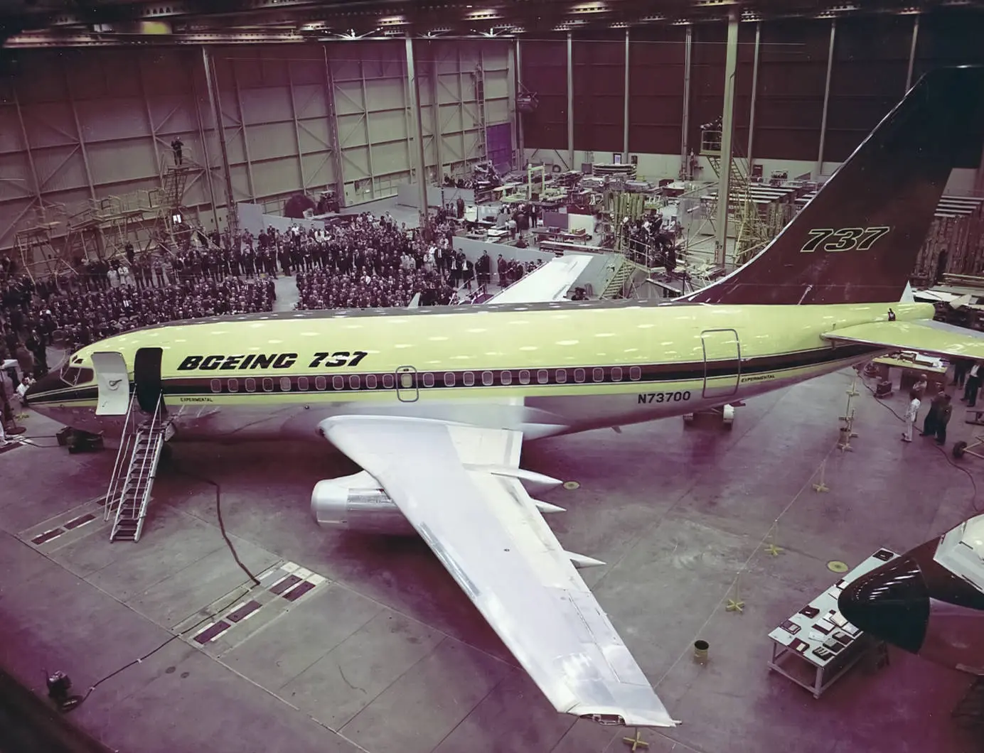 The first Boeing 737 happened in 1967
