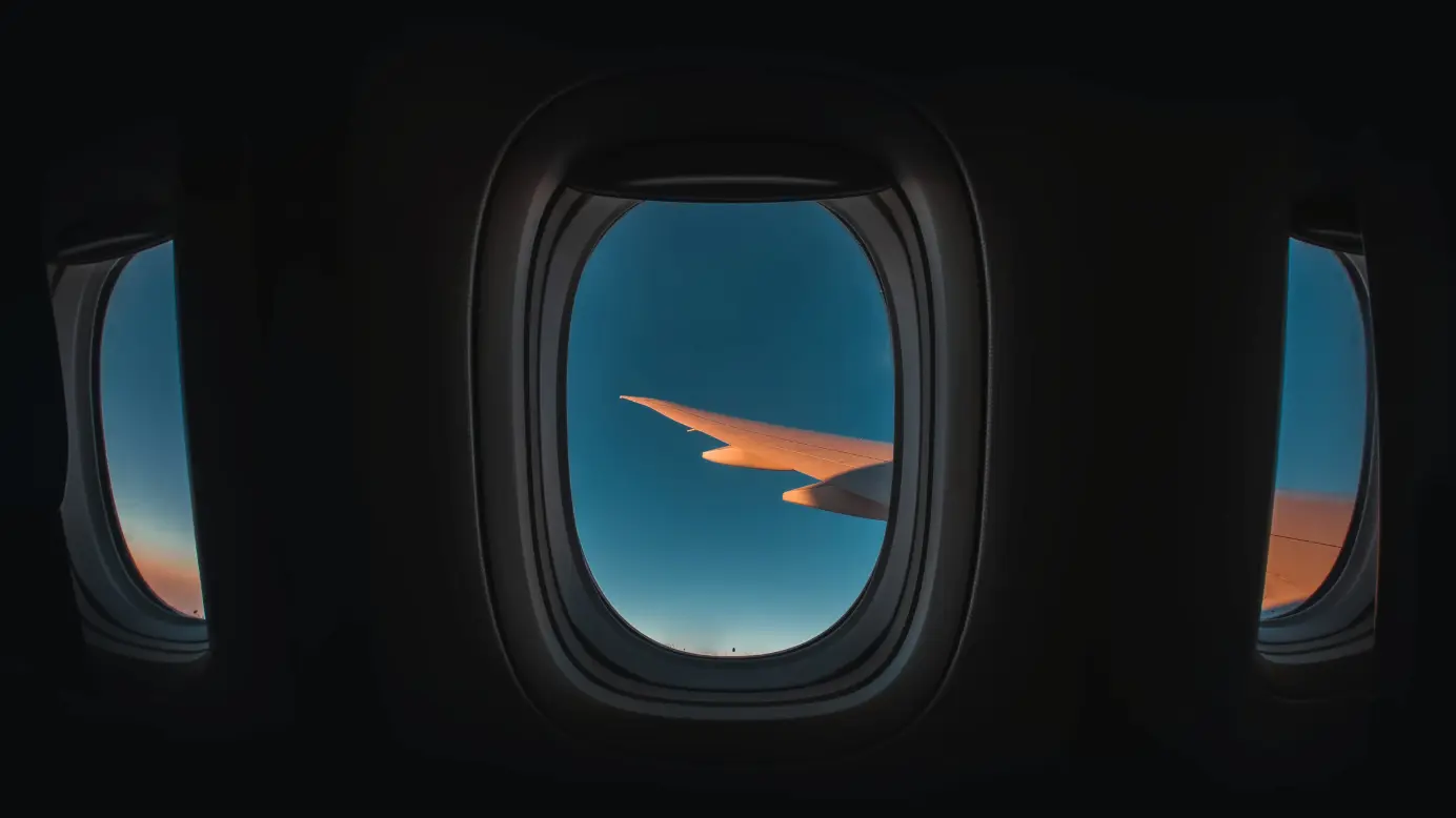 The small holes in airplane windows also keeps them fog-free