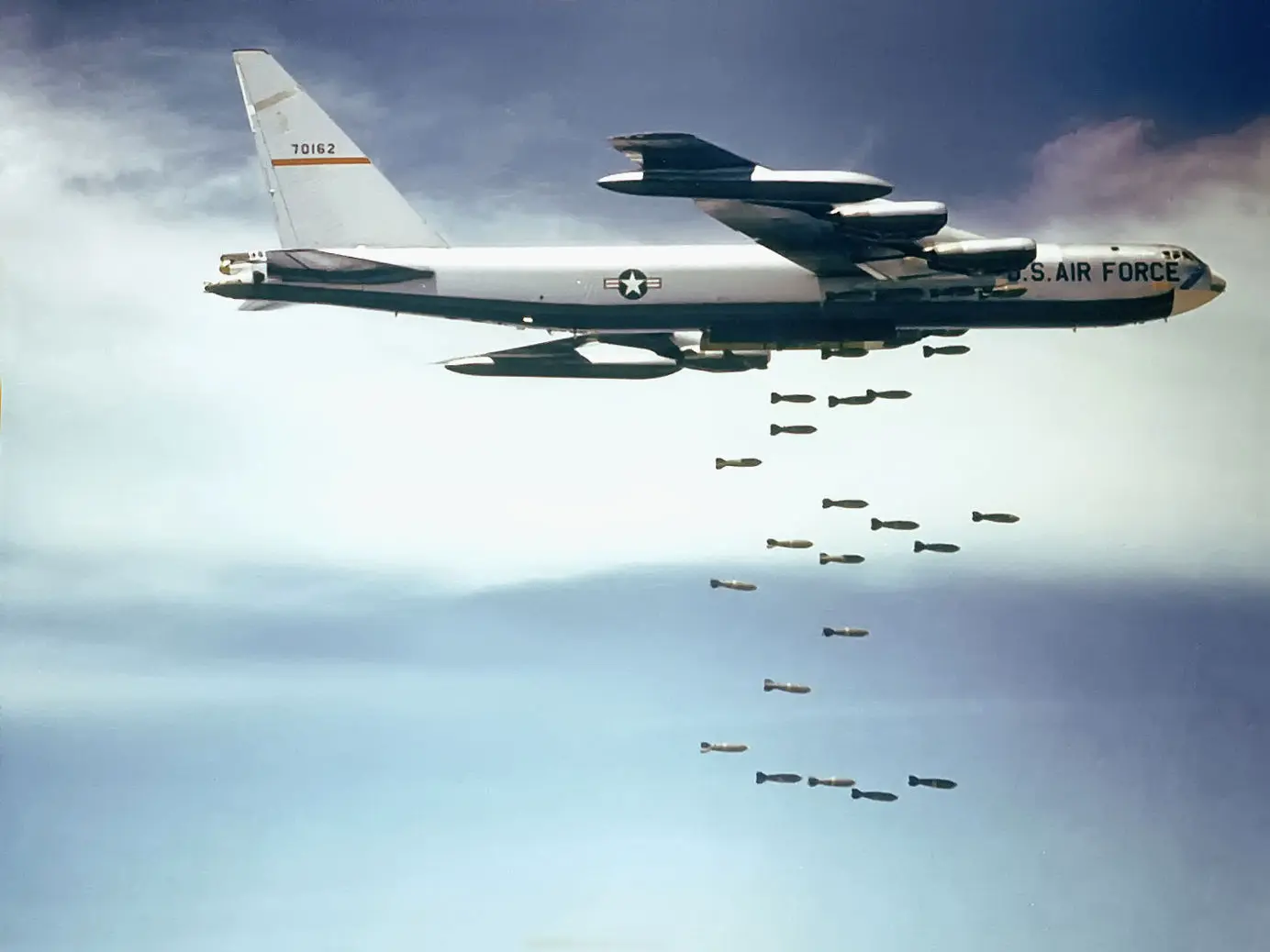 The B-52 has been used in many conflicts.