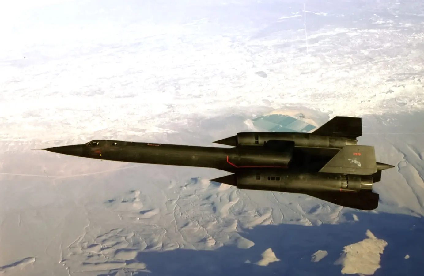 SR-71 Blackbird in flight