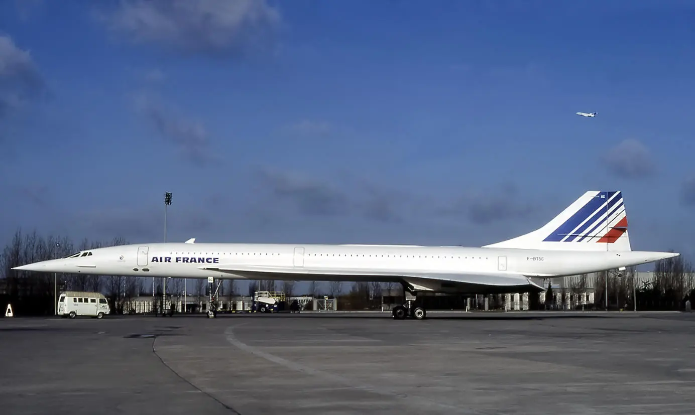 The supersonic Concorde